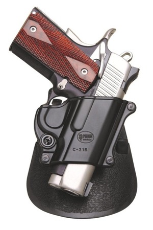 Fobus - Holster for Colt 1911, Browning, FN, Kahr, Kel-Tec - Rotating Paddle - Right - C-21B RT - OWB Holsters