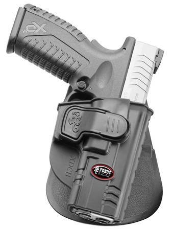Fobus - Holster for Springfield XD, XDM Full Size - Rotating Paddle - Right - XDCH RT - OWB Holsters