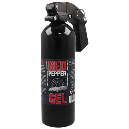 Graphite Red Pepper Spray - Gel - HJF - 750ml - Black - 11700-H-BLK - Police pepper sprays