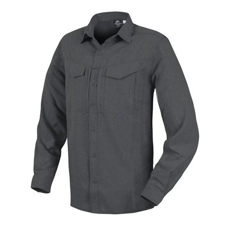 Helikon - Defender Mk2 Gentleman Shirt® - Melange Black / Grey - KO-DGM-PO-0119Z - Shirts & Sweaters