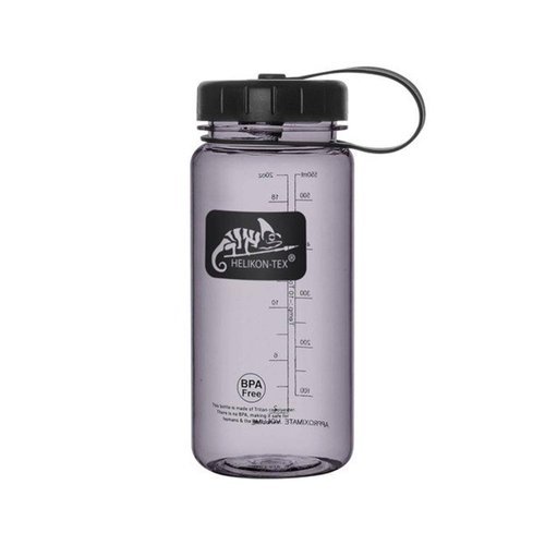 Helikon - Tritan™ Bottle Wide Mouth - 550 ml - Smoked - HY-WM1-TT-0101A - Water Containers & Canteens