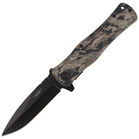 Herbertz Solingen - Italian Spear Point Camo Knife Folder - 239712