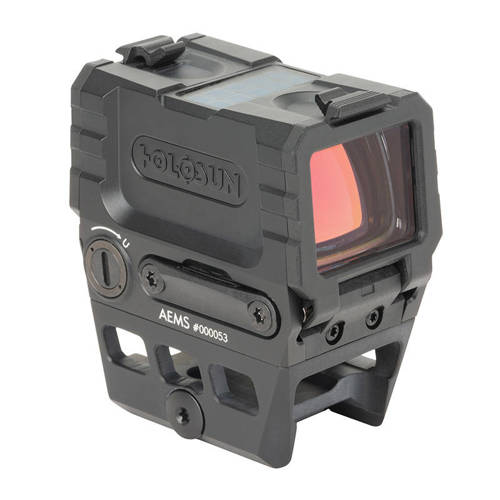 Holosun - AEMS Green Dot Sight - 1/3 Co-Witness Mount - AEMS-221301 - Red Dots