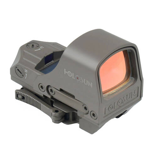 Holosun - HS510C Switchable Multi Reticle Open Reflex Sight - Flat Dark Earth  - Red Dots