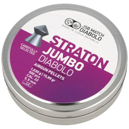 JSB - Diabolo Straton Jumbo Pellets cal .22 / 5.5mm - 500 - 546238-500 - Diabolo