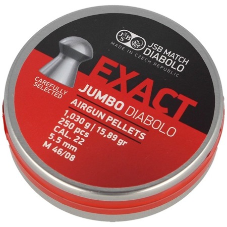 JSB - Exact Jumbo Pellets 5.5mm - 500 - 546245-500 - Diabolo