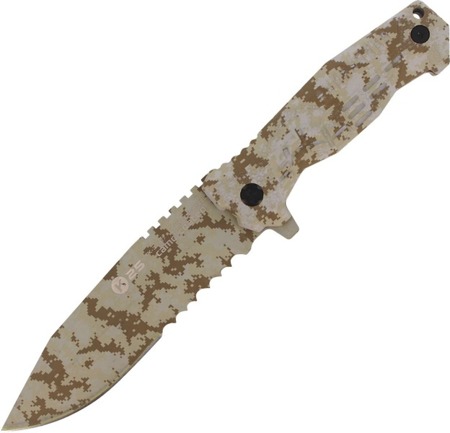 K25 - Coyote Camo Tactical Fixed Knife - 32167