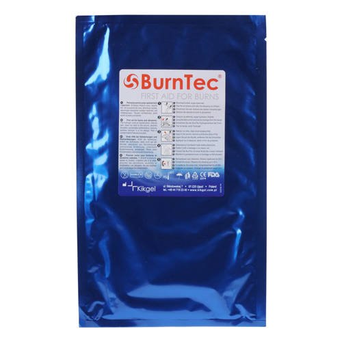 KIKGEL - Sterile, Cooling Gel-Soaked Burn Dressing BurnTec - 12 x 24 cm - NN-MKI-K12B-001