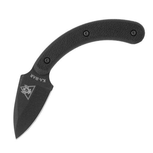 Ka-Bar 1494 - TDI Ladyfinger Tactical Knife - Black - Fixed Blade Knives