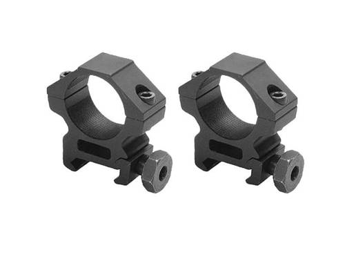 Leapers - Two-piece Scope Mount UTG® AccuShot® - Low - Weaver / Picatinny - 1'' Tube - RGWM-25L2  - Mounting Rings