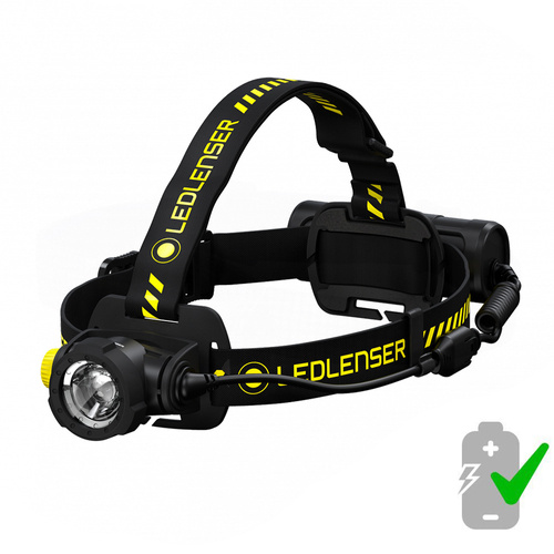 Ledlenser - Headlamp H7R WORK Rechargeable - 1000 Lumens - 4800 mAh - Black - 502195  - LED Flashlights