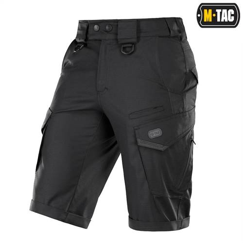 M-Tac - Aggressor Gen.II Flex Tactical Shorts - Polycotton - Black - 20014002 - Shorts