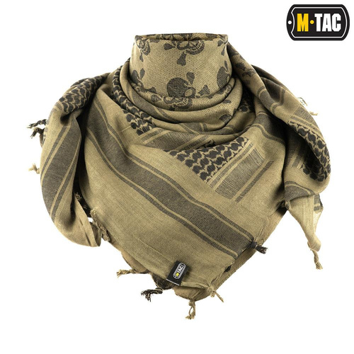 M-Tac - Shemagh Sling - Pirate Skull - Olive/Black - 40903001 - Multi-wrap, Shemagh & Scarves
