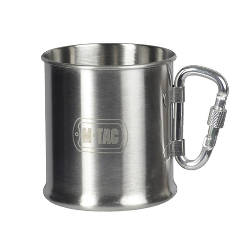 M-Tac - Travel Mug With Carabiner - 250 ml - Steel - 60010012 - Utensils & Cutlery