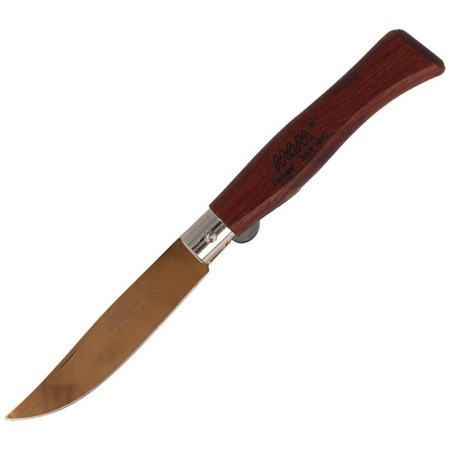 MAM - Folding knife Bronze Titanium, Bubinga Wood 83 mm - 2084 - Folding Blade Knives