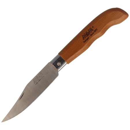 MAM - Sportive Pocket Knife - Medium Dark Beech Wood 83mm - 2045-MW - Folding Blade Knives