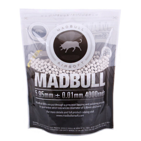 MadBull - Airsoft BB Pellets - 0.25g - 4000 rds - Precision BBs - 0.25 g BBs