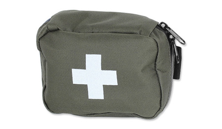 Medaid - Personal First Aid Kit Type 220 - Small - 16 items - Velcro - Olive - First Aid