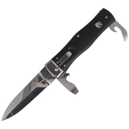 Mikov - Automatic spring knife Predator ABS Black 3 blades - 241-NH-3/KP - Folding Blade Knives