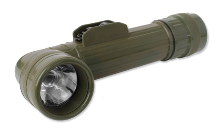 Mil-Tec - Angle Flashlight R20 - OD Green - LED - 15143201 - Angle Flashlights