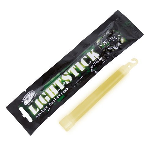 Mil-Tec - Lightstick - Standard - 1.5 x 15 cm - Yellow - 14940015 - Glow Sticks