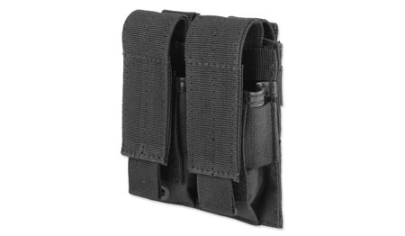 Mil-Tec - Modular Double Pistol Pouch for 2 Magazines - Black - 13495502