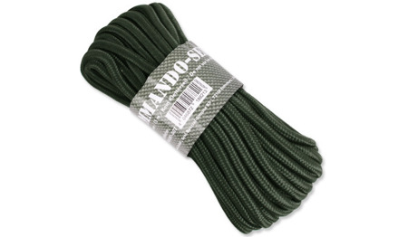Mil-Tec - Rope 7mm - 15m - 420kg - Green - 15941001-007 - Ropes & Straps