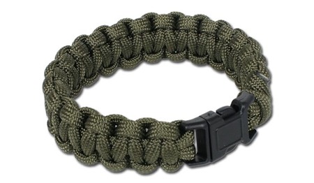 Mil-Tec - Survival Bracelet - OD Green - 16370101 - Survival & Bushcraft