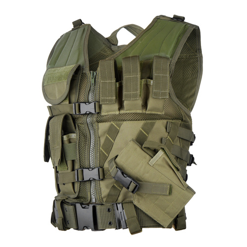 Mil-Tec - Tactical Vest - USMC - Green OD - 10720001 - Classic Vests
