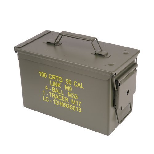 Mil-Tec - US Army M2A1 .50 Cal Steel Ammunition Box - Replica - 15963200 - Various Accessories