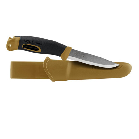 Morakniv - Companion Spark knife with firestarter - Stainless Steel - Yellow - 13573 - Fixed Blade Knives