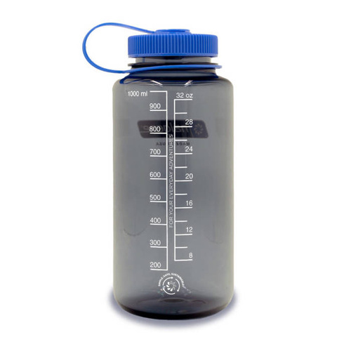 Nalgene 32 oz Wide Mouth Sustain Bottle 63 mm Cap 1.1L Gray