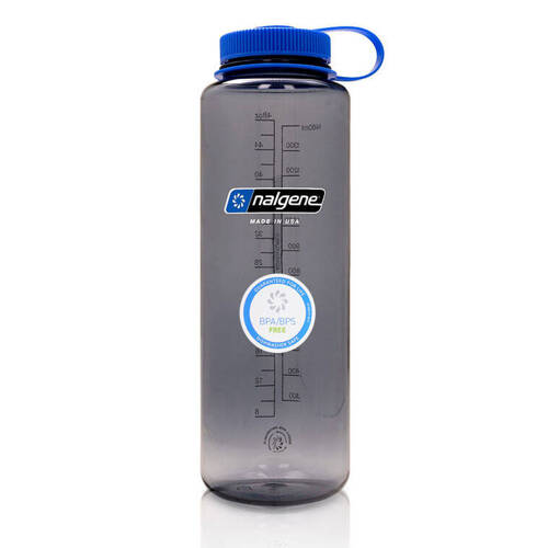 Nalgene - 48oz Silo Sustain Wide Mouth Bottle - 63 mm Opening - 1.5L - Grey - 2020-0148 - Gift Idea up to €25