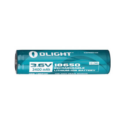 Olight - 18650 Li-ion battery - 3.6V - 3400 mAh 