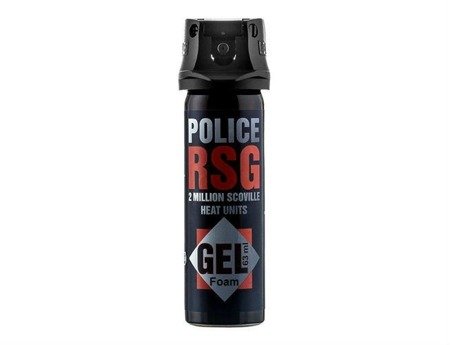 Police RSG Pepper Spray - Foam - Stream - 400 ml -  63 ml - 12063-SF - Police pepper sprays