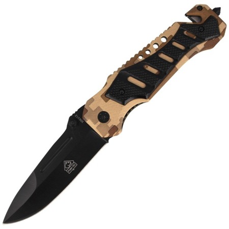 Puma - Knife Solingen AISI 420 Camo 90 mm Rescue Folder - 306312 - Folding Blade Knives