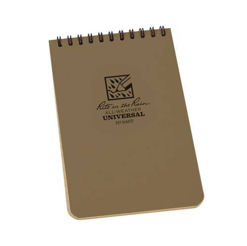 Rite in the Rain - All-Weather Notebook - 4 x 6" - 946T - Tan - Notebooks & Accessories