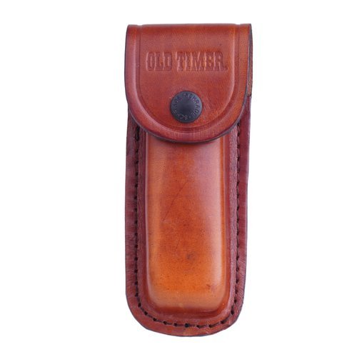 Schrade - Old Timer Large Brown Leather Belt Sheath - LS2 - Accessories & Sheaths