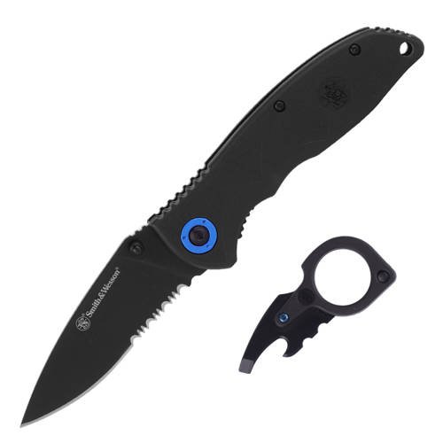 Smith&Wesson - Clip Fold W Keychain Folding Knife - 1100061  - Folding Blade Knives