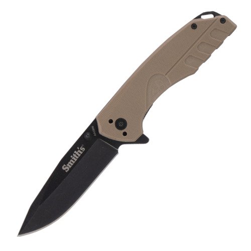 Smith's - BattlePlan Folding Knife - Desert Tan - 50995