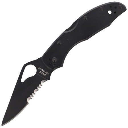 Spyderco - Byrd Meadowlark™ 2 Stainless Black / Black Blade CombinationEdge Knife - BY04BKPS2 - Folding Blade Knives