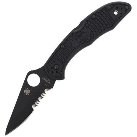 Spyderco - Delica® 4 FRN Black / Black Blade Knife - C11PSBBK