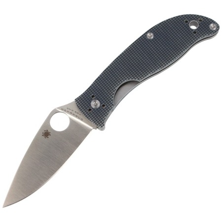 Spyderco - Polestar™ G-10 Grey / BD1 Folding Knife - C220GPGY - Folding Blade Knives