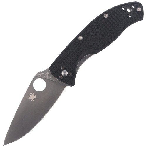 Spyderco - Tenacious™ FRN Black Plain Folding Knife - C122PBK - Folding Blade Knives
