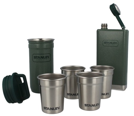 Stanley - Set 4 glasses + flask Adventure green - 10-01883-002