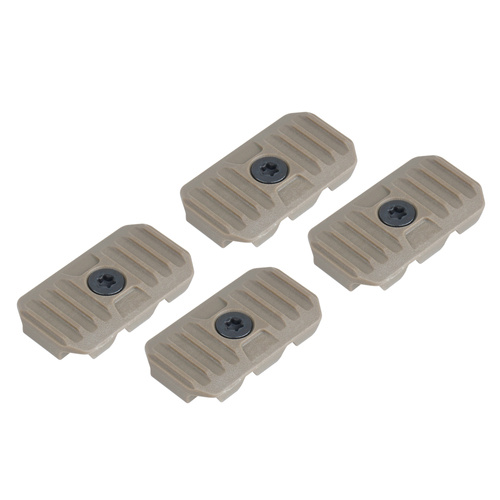 Strike Industries - Rail covers with cable management system - Short - 4 pcs. - FDE - SI-AR-CM-COVER-S-FDE - Other Accessories 