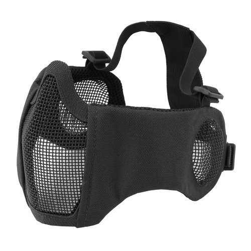 Strike Systems - Stalker mesh mask with ear protection - Black - 19216 - Face Protection