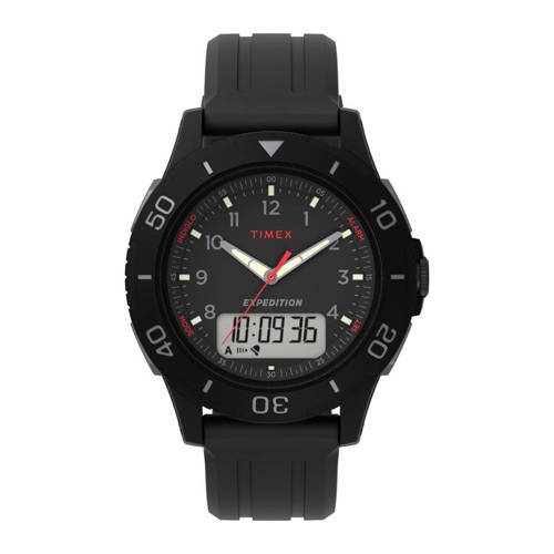 Timex - Expedition Watch with Digital Stopwatch - Black - TW4B18200