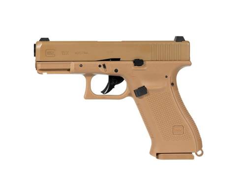 Umarex - Glock 19X Airgun - Blow Back - 4,5 mm - Coyote - 5.8367 - Gift Idea for more than €75
