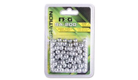 Umarex - NXG SA-200 Steel Balls for Slingshot - 100 Shots - 2.2415 - Slingshots